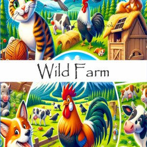 Wild Farm: Coloring Book